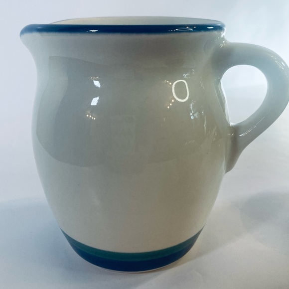 Pfaltzgraff Northwinds Creamer Vintage USA Blue Green No Chips or Cracks - Picture 3 of 6